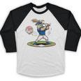 Goat Baseball Player With Bat And Ball Drip Animal Sports Baseball Raglan Shirt Goat Baseball Player With Bat And Ball Drip Animal Sports Baseball Raglan Shirt