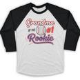 Grandparent Grandma Of The 1 Rookie Baseball Baseball Raglan Shirt Grandparent Grandma Of The 1 Rookie Baseball Baseball Raglan Shirt