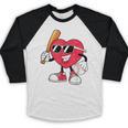 Heart Play Baseball Valentine's Day Teens Boys Girls Kids Baseball Raglan Shirt Heart Play Baseball Valentine's Day Teens Boys Girls Kids Baseball Raglan Shirt