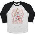 Ho Ho Home Run Baseball Christmas Holiday Sports Santa Baseball Raglan Shirt Ho Ho Home Run Baseball Christmas Holiday Sports Santa Baseball Raglan Shirt