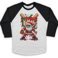 HUGvyn Santa Playing Baseball Ice Cream Drip Christmas Boys Baseball Raglan Shirt HUGvyn Santa Playing Baseball Ice Cream Drip Christmas Boys Baseball Raglan Shirt
