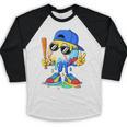 Ice Cream Baseball Drip Spots Sprinkle For Boys Youth Kids Baseball Raglan Shirt