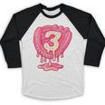 Ice Cream Baseball Glove 3rd Birthday Edition Baseball Raglan Shirt Ice Cream Baseball Glove 3rd Birthday Edition Baseball Raglan Shirt