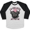 I'm Head Heffa Just Ask Me Bossy Highland Cow Baseball Cap Baseball Raglan Shirt I'm Head Heffa Just Ask Me Bossy Highland Cow Baseball Cap Baseball Raglan Shirt