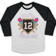 It's My 12th Birthday Baseball Fan Celebration Baseball Raglan Shirt It's My 12th Birthday Baseball Fan Celebration Baseball Raglan Shirt