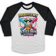 It's My 6733 Days Of School Baseball Ice Cream Dripping Baseball Raglan Shirt It's My 6733 Days Of School Baseball Ice Cream Dripping Baseball Raglan Shirt