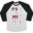 ITS In My DNA Baseball Sport Player Saying Baseball Raglan Shirt