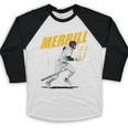 Jackson Merrill San Diego MLB Baseball Player MLBJME204M Baseball Raglan Shirt