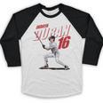 Jarren Duran Boston MLB Baseball Players MLBJDU204M Baseball Raglan Shirt Jarren Duran Boston MLB Baseball Players MLBJDU204M Baseball Raglan Shirt