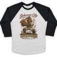 Johnson City Woodboogers Retro Baseball Club Baseball Raglan Shirt Johnson City Woodboogers Retro Baseball Club Baseball Raglan Shirt