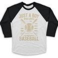 Just a Boy Who Loves Baseball Baseball Raglan Shirt Just a Boy Who Loves Baseball Baseball Raglan Shirt