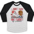 I Just Hit 100 Days Of School Baseball Boy Girl Teacher Baseball Raglan Shirt