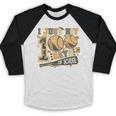 I Just Hit 100 Days Of School Camo Baseball Boy Kids Teacher Baseball Raglan Shirt