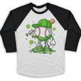 Kids Boys Happy St Patricks Day Kids Baseball Ice Cream Drip Baseball Raglan Shirt Kids Boys Happy St Patricks Day Kids Baseball Ice Cream Drip Baseball Raglan Shirt