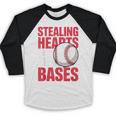 Kids Stealing Hearts Like I Steal Bases Cute Baseball Boys Baseball Raglan Shirt Kids Stealing Hearts Like I Steal Bases Cute Baseball Boys Baseball Raglan Shirt