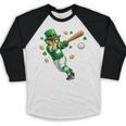 Leprechaun Play Baseball St Patrick's Day Men Kid Boys Baseball Raglan Shirt Leprechaun Play Baseball St Patrick's Day Men Kid Boys Baseball Raglan Shirt