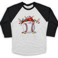 Most Likely To Play Baseball With Santa Christmas Xmas Baseball Raglan Shirt Most Likely To Play Baseball With Santa Christmas Xmas Baseball Raglan Shirt