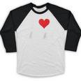 I Love Mamie Heart Grandma Grandmother Grandparent Raglan Baseball Tee Baseball Raglan Shirt
