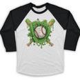 Lucky Shamrock Baseball Gloves Drip St Patrick's Day Boys Baseball Raglan Shirt Lucky Shamrock Baseball Gloves Drip St Patrick's Day Boys Baseball Raglan Shirt