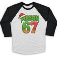 Mason 67 Christmas Ice Cream Drip Meme Six Seven Baseball Baseball Raglan Shirt Mason 67 Christmas Ice Cream Drip Meme Six Seven Baseball Baseball Raglan Shirt