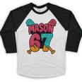 Mason 67 Ice Cream Drip Baseball Meme Baseball Raglan Shirt