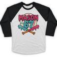 Mason 67 Ice Cream Drip Baseball Meme Graphics Baseball Raglan Shirt