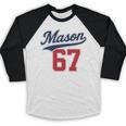 Mason 67 Jersey Baseball Men Women Boys Girls Number 6 7 Baseball Raglan Shirt Mason 67 Jersey Baseball Men Women Boys Girls Number 6 7 Baseball Raglan Shirt