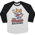 Take Meowt To The Ball Game Tee Slugger Cat Baseball Baseball Raglan Shirt