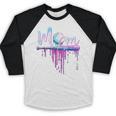 Mom Baseball Ice Cream Drip Birthday Boy Family Baseball Raglan Shirt Mom Baseball Ice Cream Drip Birthday Boy Family Baseball Raglan Shirt
