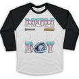 Mom Of The Birthday Boy Baseball Ice Cream Drip Matching Baseball Raglan Shirt