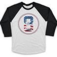 Number 8 Years Baseball 8TH Birthday Baseball Raglan Shirt
