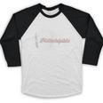 Philadelphia Baseball Skyline Philly Men Women Baseball Raglan Shirt Philadelphia Baseball Skyline Philly Men Women Baseball Raglan Shirt