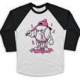 Pink Ribbon Baseball Breast Cancer Awareness Baseball Raglan Shirt