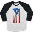 Puerto Rican Baseball Bats Puerto Rico Flag Pride BéIsbol Baseball Raglan Shirt Puerto Rican Baseball Bats Puerto Rico Flag Pride BéIsbol Baseball Raglan Shirt