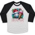 Respect The Drip Baseball Christmas Holiday Baseball Raglan Shirt