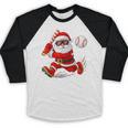 Santa Baseball Christmas Pajamas Xmas Men Boy Toddlers Baseball Raglan Shirt Santa Baseball Christmas Pajamas Xmas Men Boy Toddlers Baseball Raglan Shirt