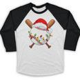 Santa Sports For Men Boys Christmas Baseball Player Baseball Raglan Shirt Santa Sports For Men Boys Christmas Baseball Player Baseball Raglan Shirt