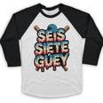 SEIS Siete Guey Baseball Drip Mexico Spanish 67 Slang Boys Baseball Raglan Shirt SEIS Siete Guey Baseball Drip Mexico Spanish 67 Slang Boys Baseball Raglan Shirt