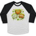 Shamrock Basketball Baseball Drip St Patrick's Day Boys Men Baseball Raglan Shirt Shamrock Basketball Baseball Drip St Patrick's Day Boys Men Baseball Raglan Shirt