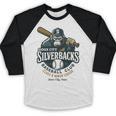 Sioux City Silverbacks Retro Minor League Baseball Baseball Raglan Shirt
