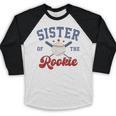 Sister Of Rookie 1st Birthday Baseball Boy Family Matching Baseball Raglan Shirt Sister Of Rookie 1st Birthday Baseball Boy Family Matching Baseball Raglan Shirt
