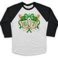 Six Seven 67 Meme Baseball Coquette Bow St Patrick's Day Baseball Raglan Shirt Six Seven 67 Meme Baseball Coquette Bow St Patrick's Day Baseball Raglan Shirt