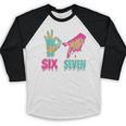 Six Seven 67 Meme Ice Cream Drip Baseball For Boy Kids Baseball Raglan Shirt
