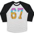 Six Seven Baseball Drip Baseball Raglan Shirt