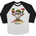 Six Seven History Month Baseball Drip Sports Baseball Raglan Shirt