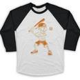 Skeleton Baseball Player Costume Halloween Men Boys Baseball Raglan Shirt