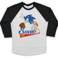 Sonic The Hedgehog Sonic Baseball Est 1991 Baseball Raglan Shirt Sonic The Hedgehog Sonic Baseball Est 1991 Baseball Raglan Shirt
