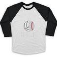Sorry I Can't It's Volleyball Baseball Season Mom Of Both Baseball Raglan Shirt
