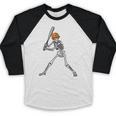 Spooky Season Skeleton Baseball Player Halloween Batter Baseball Raglan Shirt Spooky Season Skeleton Baseball Player Halloween Batter Baseball Raglan Shirt
