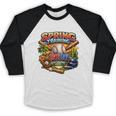 Spring Training 2026 Baseball Fan Retro Palm Cactus Baseball Raglan Shirt